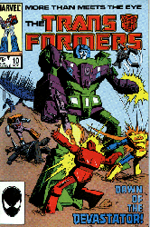 Issue 10, the first appearance of Devastator